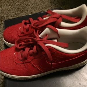 Air Force ones snake print